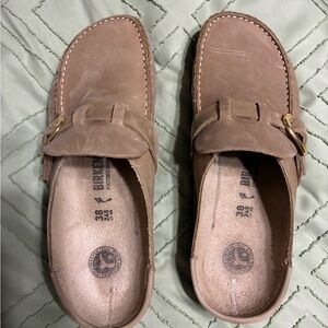 Birkenstock Women’s Tan Leather Clogs